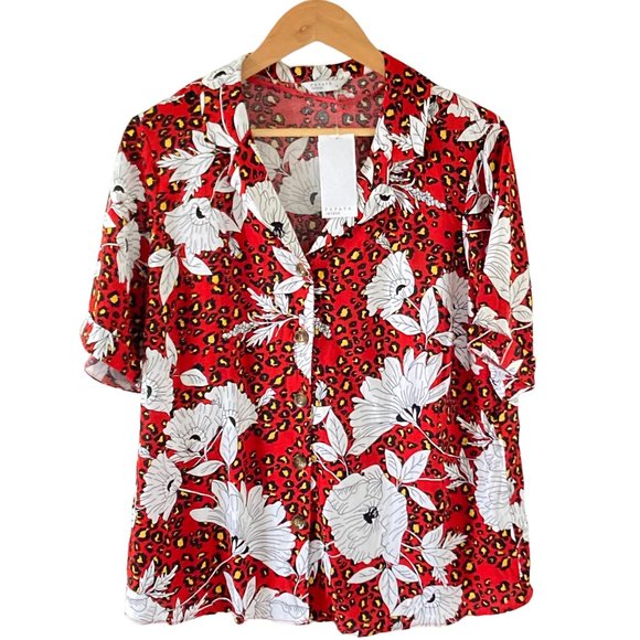 Matalan Tops - BNWT Matalan Women's Animal Print & Floral Lightweight Summer Blouse UK Size 14
